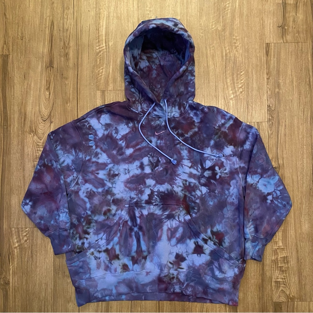 🥶NEW🥶 CUSTOM NIKE TIE DYE WMNS HOODIE - Picture 7 of 7
